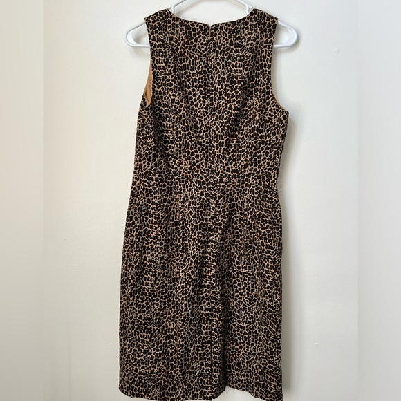 J Crew Women Leopard Print Sheath Dress - Picture 5 of 5